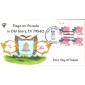 #2531 Flags on Parade Plate Pugh FDC