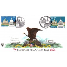 #2532 Founding of Switzerland Joint Pugh FDC