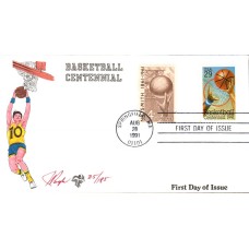 #2560 Basketball Centennial Pugh FDC