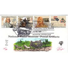#2779-82 National Postal Museum Plate Pugh FDC