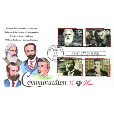 #3061-64 Pioneers of Communication Pugh FDC