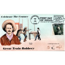 #3182c The Great Train Robbery Pugh FDC