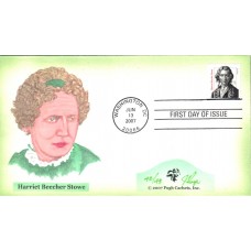 #3430 Harriet Beecher Stowe Pugh FDC