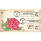 #3496//99 Rose and Love Letter Dual Pugh FDC