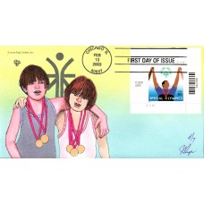 #3771 Special Olympics Plate Pugh FDC
