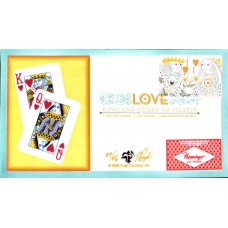 #4404-05 King and Queen of Hearts Pugh FDC