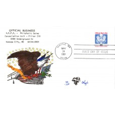 #O145 Official - Eagle Pugh FDC