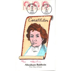 #1850 Abraham Baldwin Rawlins FDC