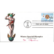 #2142 Winter Special Olympics Rawlins FDC