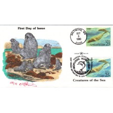 #2509 Northern Sea Lion Joint Rawlins FDC
