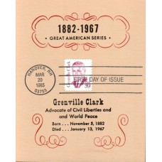#1867 Grenville Clark Reid Maxi FDC