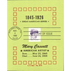 #2181 Mary Cassatt Reid Maxi FDC