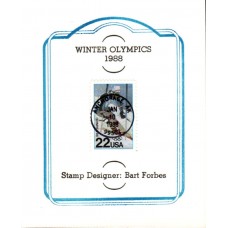 #2369 Winter Olympics Reid Maxi FDC