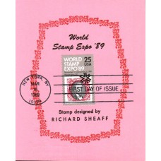 #2410 World Stamp Expo Reid Maxi FDC