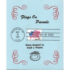 #2531 Flags on Parade Reid Maxi FDC