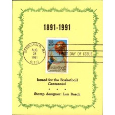 #2560 Basketball Centennial Reid Maxi FDC