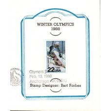 Winter Olympics Opening Reid Maxi Card