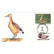 #RW53 Fulvous Whistling Duck Ricale FDC