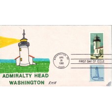 #2470 Admiralty Head Lighthouse Combo RKA FDC