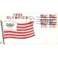 #2528 Flag with Olympic Rings RKA FDC