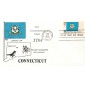 #1637 Connecticut State Flag RLG FDC
