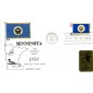 #1664 Minnesota State Flag RLG FDC