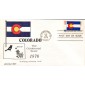 #1670 Colorado State Flag RLG FDC