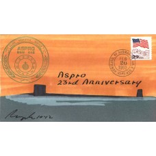 USS Aspro SSN648 1992 Rogak Sub Cover