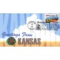 #3576 Greetings From Kansas Romp FDC