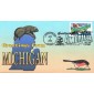 #3582 Greetings From Michigan Romp FDC