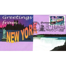 #3592 Greetings From New York Romp FDC