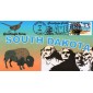 #3601 Greetings From South Dakota Romp FDC