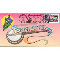 #3602 Greetings From Tennessee Romp FDC