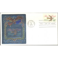 #1552 Peace on Earth Ross Foil FDC