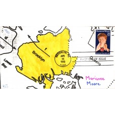 #2449 Marianne Moore RVS FDC