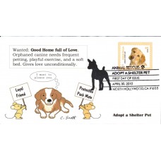 #4454 Animal Rescue - Dog Scott FDC