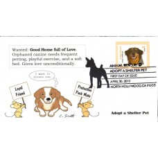 #4458 Animal Rescue - Dog Scott FDC