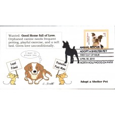 #4459 Animal Rescue - Dog Scott FDC