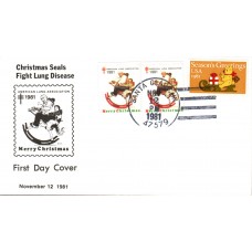 Christmas Seals 1981 FDC