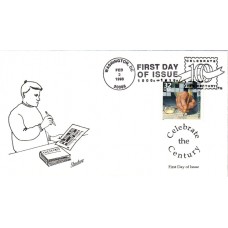 #3183l Crossword Puzzle Shadow FDC