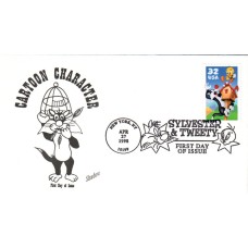 #3204 Sylvester and Tweety Shadow FDC