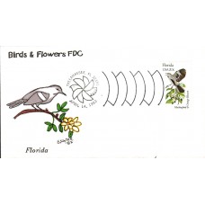 #1961 Florida Birds - Flowers Slyter FDC
