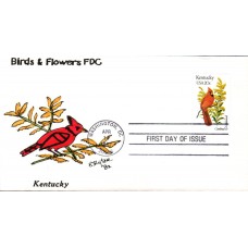 #1969 Kentucky Birds - Flowers Slyter FDC