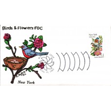 #1984 New York Birds - Flowers Slyter FDC