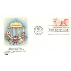 #1772 Year of the Child Softones FDC