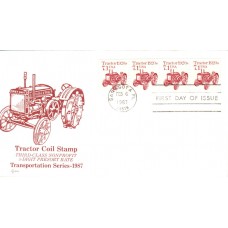 #2127 Tractor 1920s SOS FDC
