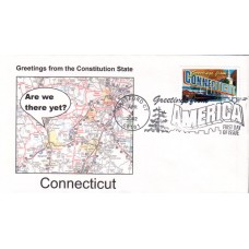 #3567 Greetings From Connecticut Southport FDC