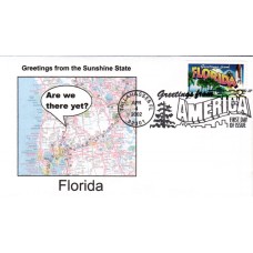 #3569 Greetings From Florida Southport FDC