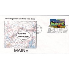 #3579 Greetings From Maine Southport FDC