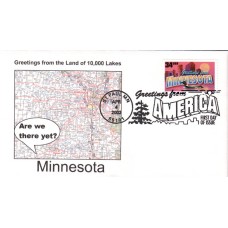 #3583 Greetings From Minnesota Southport FDC